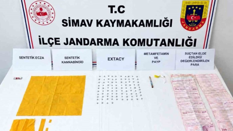 Simav’da uyuşturucu operasyonu