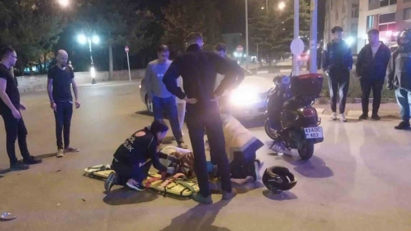 Kütahya’da otomobil ile motosiklet çarpıştı: 1 yaralı