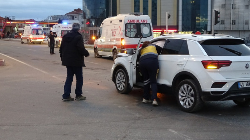 Tavşanlı’da trafik kazası 1 yaralı