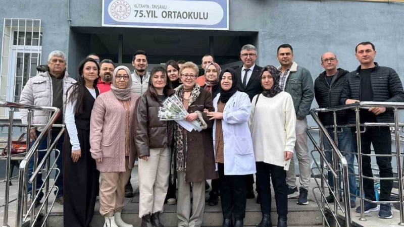 Tavşanlı’da duygusal veda, 33 yıllık öğretmenlik ve son ders