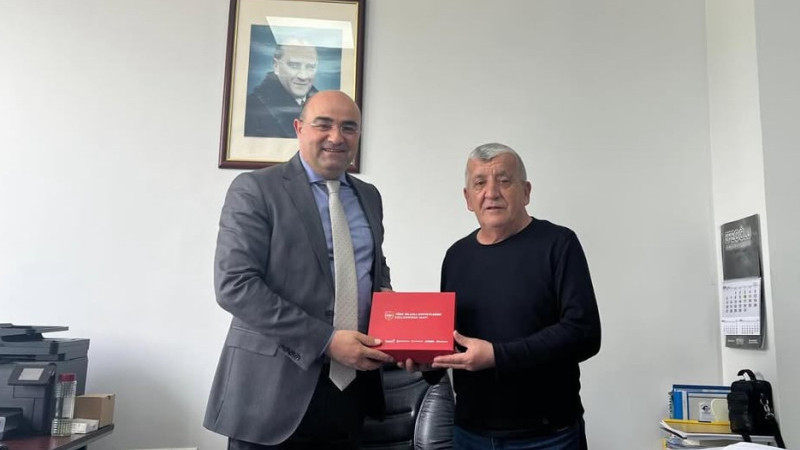 Yaysan Sahibi Çetkin ve Kaymakam Baskın'dan TSKGV İstişaresi
