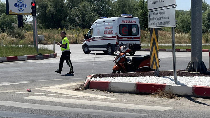 Balıkesir köprüsünde trafik kazası 