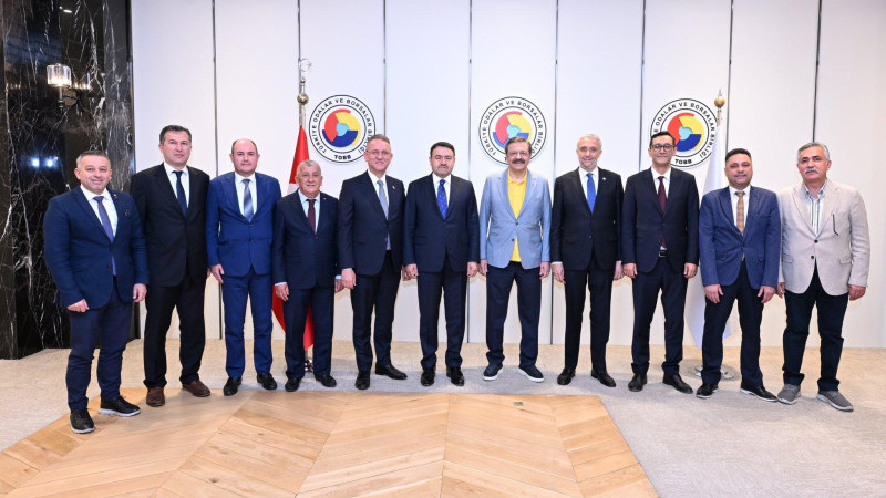  Kütahya Heyeti TOBB'da Bir Araya Geldi