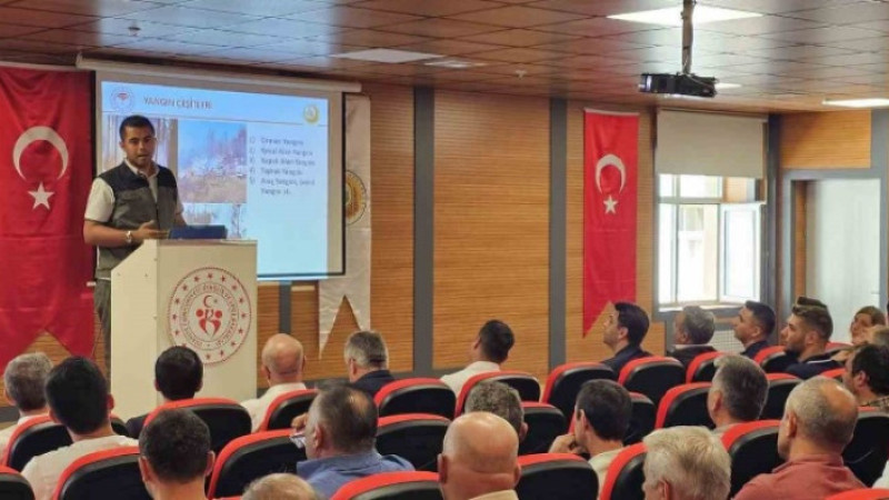 Emet ve Hisarcık’ta orman ve ziraat yangınlarına karşı bilgilendirme eğitimi