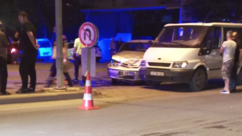 Trafik kazası yürekleri ağza getirdi