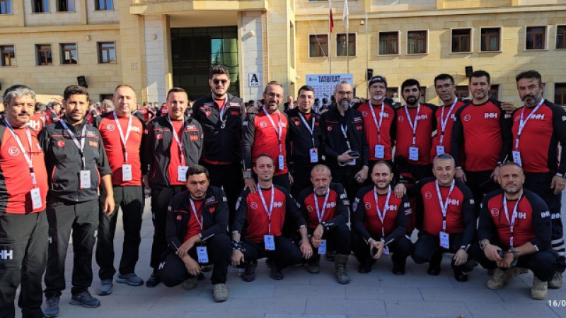 Tavşanlı İHH Ekibi, Ankara'daki Ulusal Tatbikata Katıldı