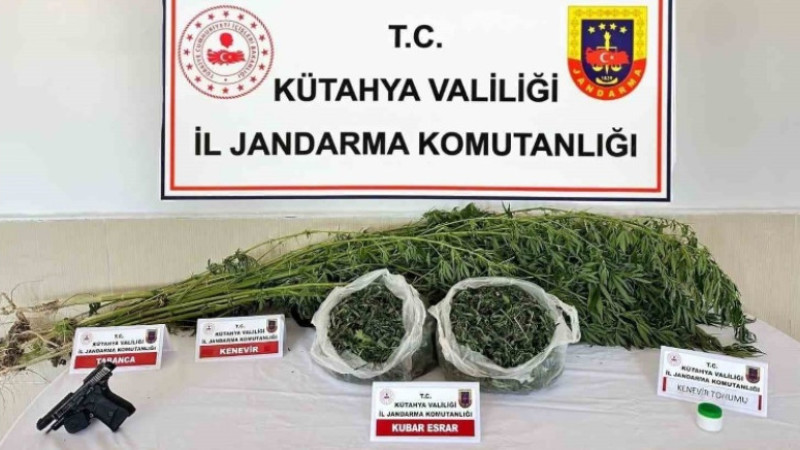 Kütahya’da uyuşturucu operasyonu 