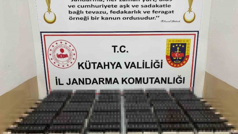 Kütahya’da 79 bin 940 adet bandrolsüz makaron ele geçirildi