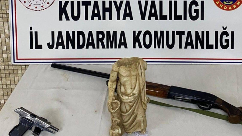 Asklepios heykeli ele geçirildi 
