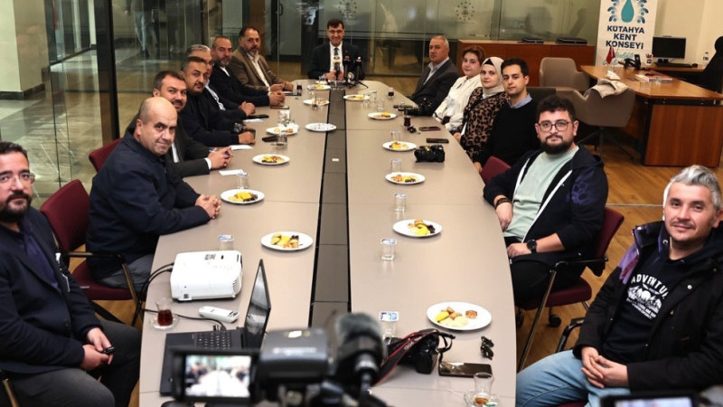 Başkan gazetecilerle biraraya geldi 