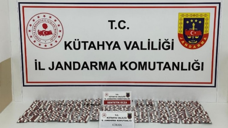 Kütahya’da jandarmadan uyuşturucu operasyonu