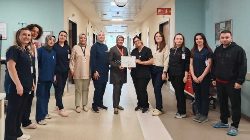 Kütahya Şehir Hastanesi Göz ve Dermatoloji Kliniğine el hijyeni teşekkürü