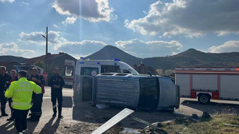 Trafik kazası 7 yaralı