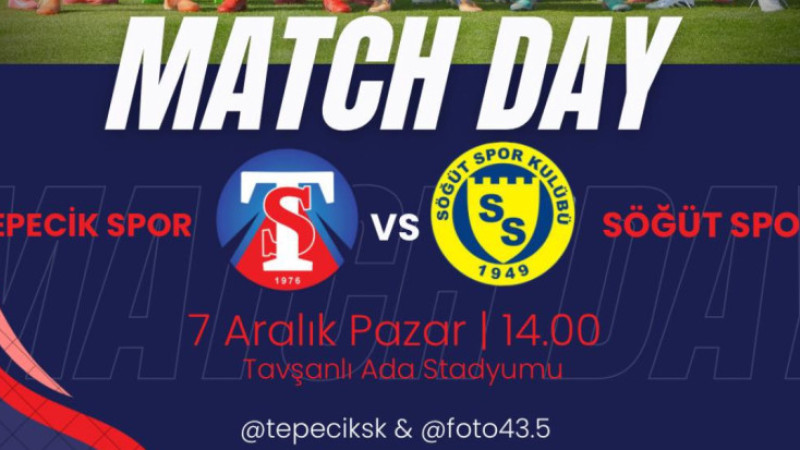 Tepecikspor bugün Söğütspor ile karşılaşıyor
