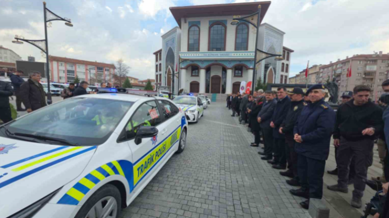 Kütahya’da güvenlik güçlerine 78 araç tahsis edildi