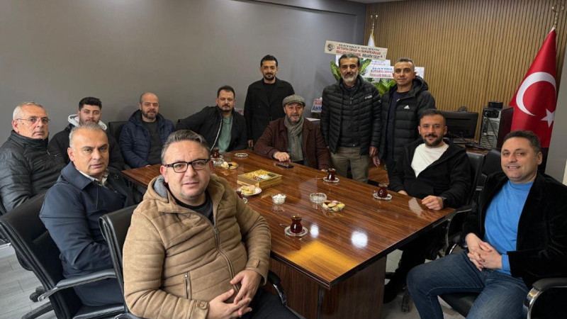 MHP ilçe başkanı Kürşat Öztaş ‘tan hayırlı olsun ziyareti 