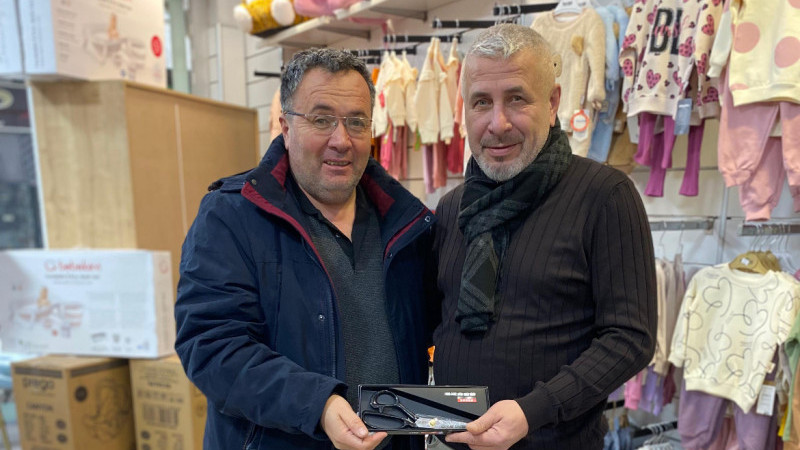 Tavşanlı Terziler Tuhafiyeciler oda başkanından anlamlı jest