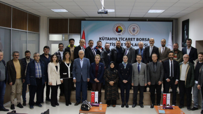 KÜTBO’DA Yaş sebze meyve ve kuruyemiş unlu mamuller toplantısı 