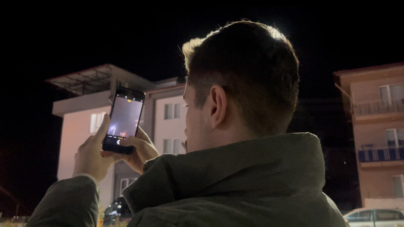 Kütahya ve Tavşanlı semalarında sıralı ışıklar 