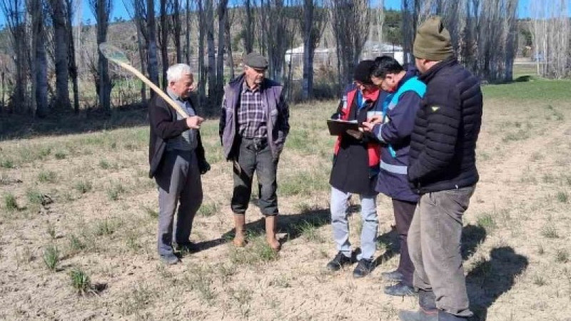 Gediz’de sel sonrası zarar tespiti yapıldı
