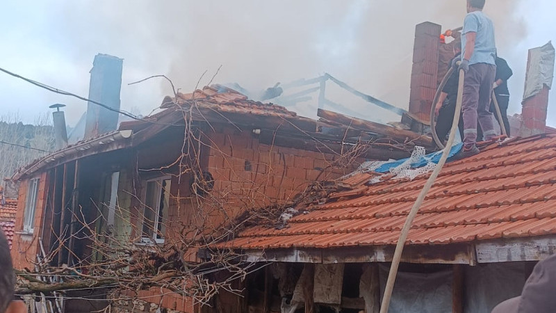 Kütahya’da yangın korkuttu 