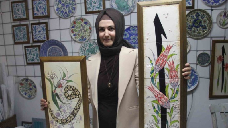 Vav ile Elif’in aşkını eserlerime yansıtıyorum