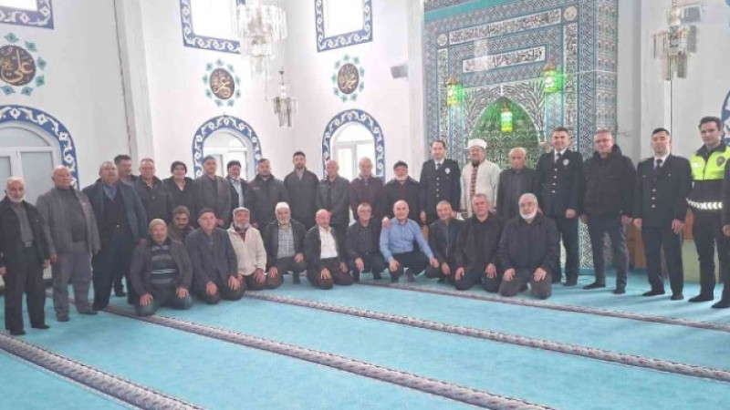 Hisarcık’ta şehit polisler için mevlit okutuldu