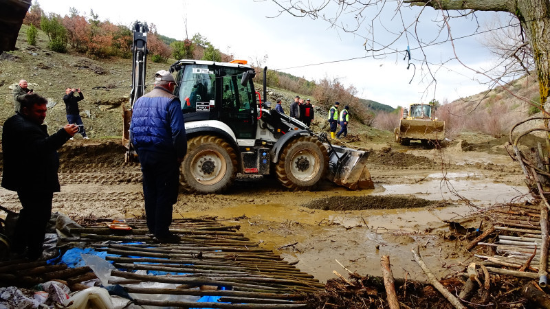 Tavşanlı’da Korkutan Su Baskını 