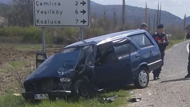 Domaniç’te trafik kazası 