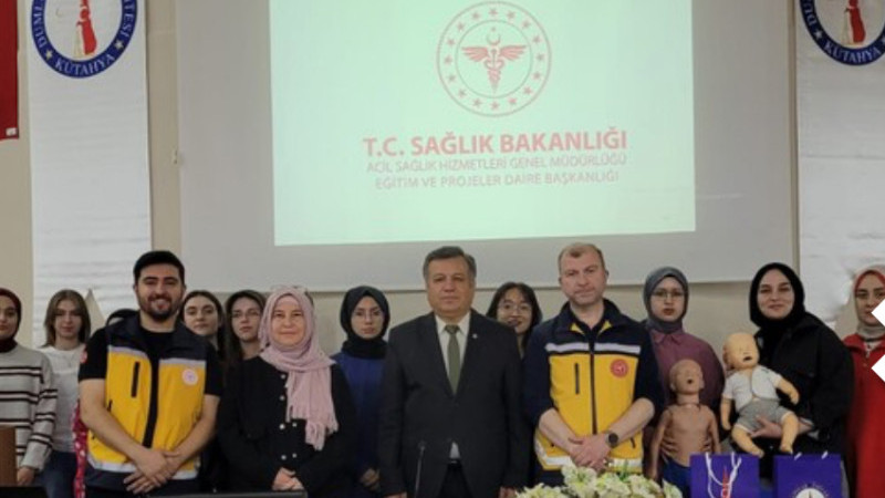 Tavşanlı MYO Öğrencilerine Sertifikalı İlk Yardım Eğitimi Verildi