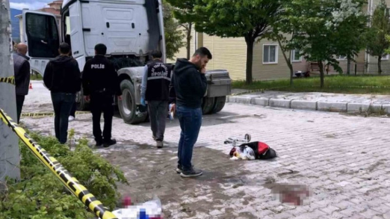 Emet’te tırın ayağının üzerinden geçtiği yaşlı kadın yaralandı