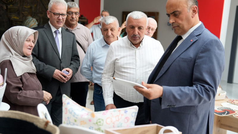 El sanatları sergisine yoğun ilgi