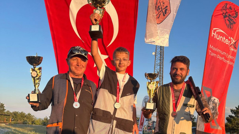 Genç avcının büyük başarısı 