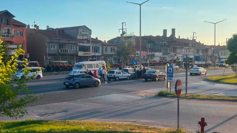 Zincirleme trafik kazası 