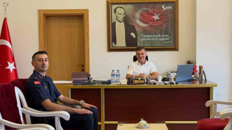 Simav jandarma Komutanı göreve başladı 