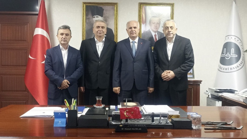 HÜSEYİN HAZIRLAR’A HAYIRLI OLSUN ZİYARETİ