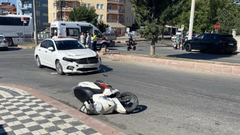Trafik kazası 1 yaralı 