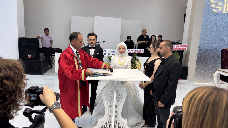 Nikahı Muhtarlar Derneği Başkanı İrfan Güner Kıydı