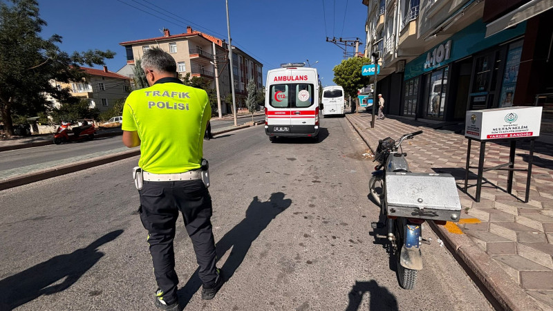 Park halindeki otomobile çarptı 