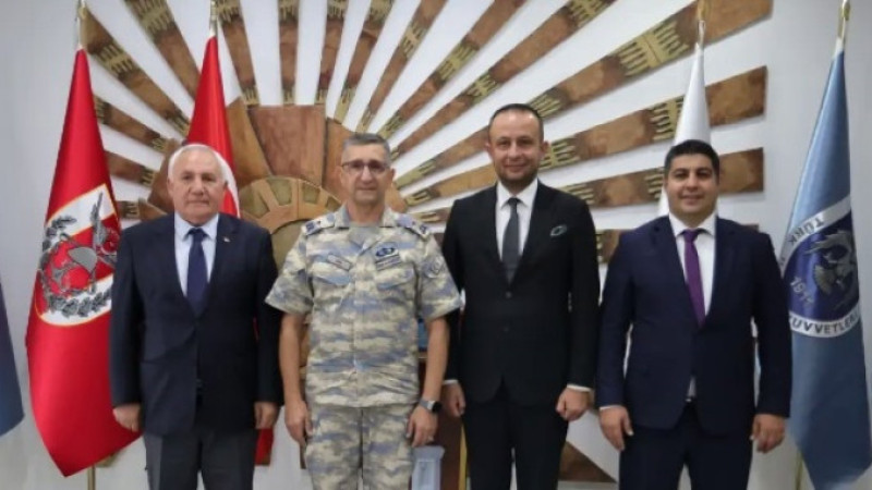 Kütahya belediye başkan yardımcılarından Tuğgeneral Mustafa Baş’a ziyaret