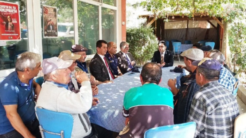 Dumlupınar Kaymakamı Karahan’dan köy ziyaretleri