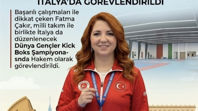 Başarılı Sporcu Fatma Çakır İtalya ‘ya gidiyor 