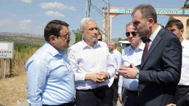 Vali Musa Işın, yol yapım çalışmalarını yerinde inceledi